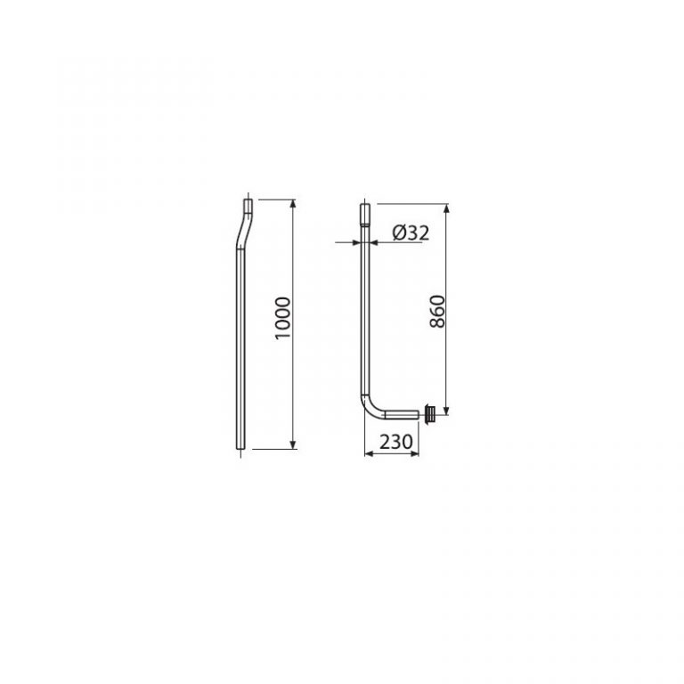 Бачок сливной пластиковый на высокой трубе для чаши Генуя | Чаши Генуя ...